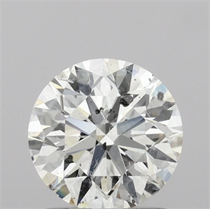 Picture of Natural Diamond 1.01 Carats, Round with Excellent Cut, G Color, SI2 Clarity and Certified by IGI