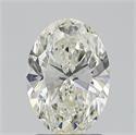 Natural Diamond 1.71 Carats, Oval with  Cut, J Color, VS1 Clarity and Certified by GIA