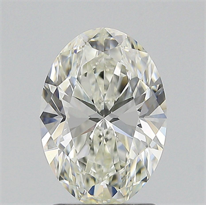 Picture of Natural Diamond 1.71 Carats, Oval with  Cut, J Color, VS1 Clarity and Certified by GIA