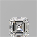 Diamante Natural 0.90 quilates, Asscher , Color G, claridad VVS1 y certificado GIA