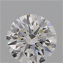Natural Diamond 0.71 Carats, Round with Excellent Cut, E Color, VVS2 Clarity and Certified by GIA