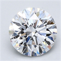 Diamante Natural 2.50 quilates, Redondo , Color D, claridad SI1 y certificado GIA
