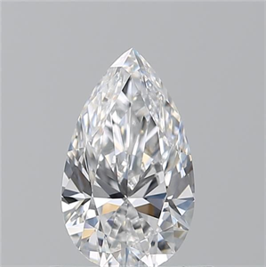 Picture of Natural Diamond 0.70 Carats, Pear with  Cut, D Color, VS1 Clarity and Certified by GIA