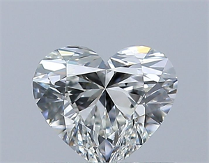 Picture of Natural Diamond 0.52 Carats, Heart with  Cut, I Color, VVS2 Clarity and Certified by GIA