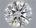 Lab Grown Diamond 1.07 Carats, Round with Excellent Cut, D Color, VVS2 Clarity and Certified by IGI
