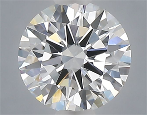 Picture of Lab Grown Diamond 1.07 Carats, Round with Excellent Cut, D Color, VVS2 Clarity and Certified by IGI