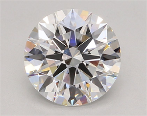 Picture of Lab Grown Diamond 3.03 Carats, Round with Ideal Cut, E Color, VVS2 Clarity and Certified by IGI