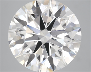 Picture of Lab Grown Diamond 7.09 Carats, Round with Ideal Cut, G Color, VS2 Clarity and Certified by IGI