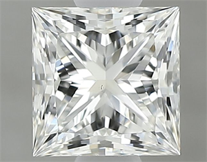 Foto Diamante Natural 0.60 quilates, Princesa , Color I, claridad VS1 y certificado GIA de