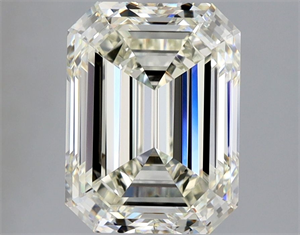 Foto Diamante Natural 3.01 quilates, Esmeralda , Color J, claridad VVS1 y certificado HRD de