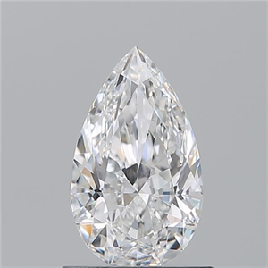 Picture of Natural Diamond 0.90 Carats, Pear with  Cut, F Color, VS2 Clarity and Certified by GIA