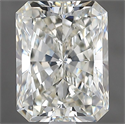 Natural Diamond 2.51 Carats, Radiant with  Cut, J Color, SI1 Clarity and Certified by GIA