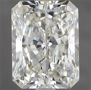 Foto Diamante Natural 2.51 quilates, Radiante , Color J, claridad SI1 y certificado GIA de