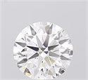 Lab Grown Diamond 1.52 Carats, Round with Ideal Cut, D Color, VVS2 Clarity and Certified by IGI