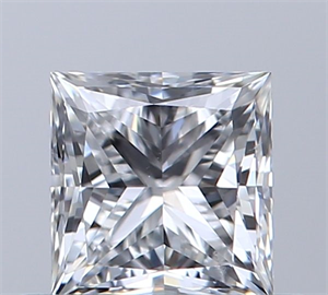Foto Diamante Natural 0.50 quilates, Princesa , Color E, claridad VS2 y certificado GIA de