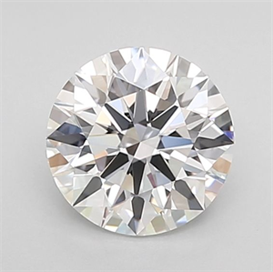 Picture of Lab Grown Diamond 1.03 Carats, Round with Ideal Cut, D Color, VVS2 Clarity and Certified by IGI