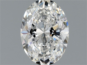 Picture of Natural Diamond 0.41 Carats, Oval with  Cut, F Color, VVS1 Clarity and Certified by GIA