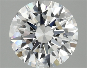 Picture of Lab Grown Diamond 2.00 Carats, Round with Ideal Cut, D Color, VVS2 Clarity and Certified by IGI