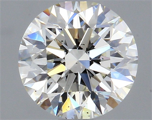 Picture of Natural Diamond 1.00 Carats, Round with Excellent Cut, I Color, VS2 Clarity and Certified by GIA