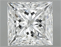 Natural Diamond 1.05 Carats, Princess with  Cut, E Color, SI2 Clarity and Certified by GIA