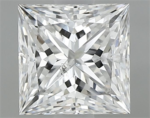 Foto Diamante Natural 1.05 quilates, Princesa , Color E, claridad SI2 y certificado GIA de