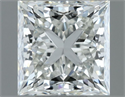 Natural Diamond 0.82 Carats, Princess with  Cut, H Color, VVS2 Clarity and Certified by IGI