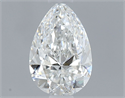 Diamante Natural 0.50 quilates, De pera , Color G, claridad VVS2 y certificado GIA