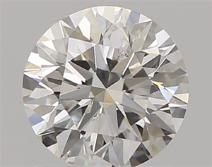 Picture of Natural Diamond 0.80 Carats, Round with Excellent Cut, I Color, I1 Clarity and Certified by GIA