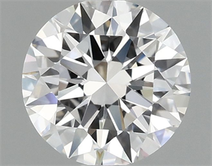 Picture of Lab Grown Diamond 1.04 Carats, Round with Ideal Cut, D Color, VVS2 Clarity and Certified by IGI