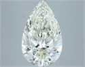 Natural Diamond 6.01 Carats, Pear with  Cut, I Color, VS2 Clarity and Certified by IGI