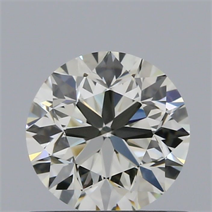 Picture of Natural Diamond 0.70 Carats, Round with Very Good Cut, J Color, VS2 Clarity and Certified by IGI