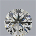 Diamante Natural 0.70 quilates, Redondo , Color J, claridad VS2 y certificado IGI