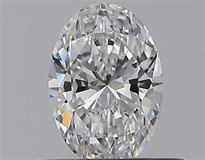 Picture of Natural Diamond 0.50 Carats, Oval with  Cut, D Color, VS1 Clarity and Certified by GIA