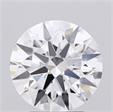 Lab Grown Diamond 2.47 Carats, Round with Ideal Cut, D Color, IF Clarity and Certified by IGI