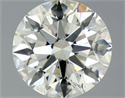 Natural Diamond 1.30 Carats, Round with Excellent Cut, L Color, SI2 Clarity and Certified by GIA