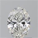 Diamante Natural 0.71 quilates, Ovalado , Color G, claridad VVS1 y certificado GIA