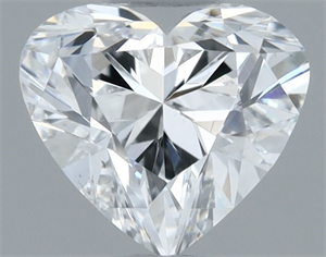 Picture of Natural Diamond 0.50 Carats, Heart with  Cut, E Color, VS2 Clarity and Certified by GIA
