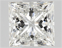 Natural Diamond 0.52 Carats, Princess with  Cut, H Color, VS1 Clarity and Certified by GIA