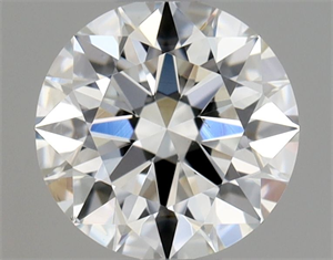 Foto Diamante Natural 0.50 quilates, Redondo , Color F, claridad VS2 y certificado GIA de