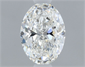 Diamante Natural 0.60 quilates, Ovalado , Color F, claridad VVS2 y certificado GIA