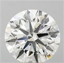 Lab Grown Diamond 10.54 Carats, Round with Ideal Cut, G Color, VVS2 Clarity and Certified by IGI