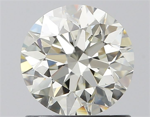 Picture of Natural Diamond 1.00 Carats, Round with Very Good Cut, I Color, VVS2 Clarity and Certified by IGI