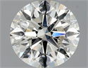 Natural Diamond 0.70 Carats, Round with Excellent Cut, I Color, SI2 Clarity and Certified by GIA
