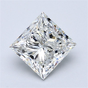 Picture of Natural Diamond 2.00 Carats, Princess with  Cut, H Color, VS1 Clarity and Certified by GIA