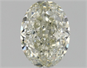 Natural Diamond 1.02 Carats, Oval with  Cut, L Color, VVS2 Clarity and Certified by GIA