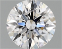 Lab Grown Diamond 1.06 Carats, Round with Excellent Cut, E Color, VS1 Clarity and Certified by IGI
