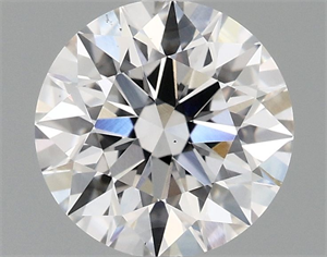 Picture of Lab Grown Diamond 1.06 Carats, Round with Excellent Cut, E Color, VS1 Clarity and Certified by IGI