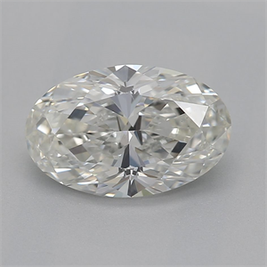 Picture of Natural Diamond 1.00 Carats, Oval with  Cut, H Color, VS2 Clarity and Certified by GIA