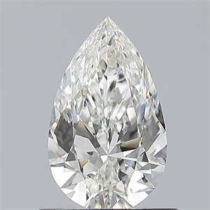 Picture of Natural Diamond 0.70 Carats, Pear with  Cut, H Color, VVS2 Clarity and Certified by GIA