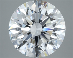 Picture of Natural Diamond 5.43 Carats, Round with Excellent Cut, D Color, FL Clarity and Certified by GIA